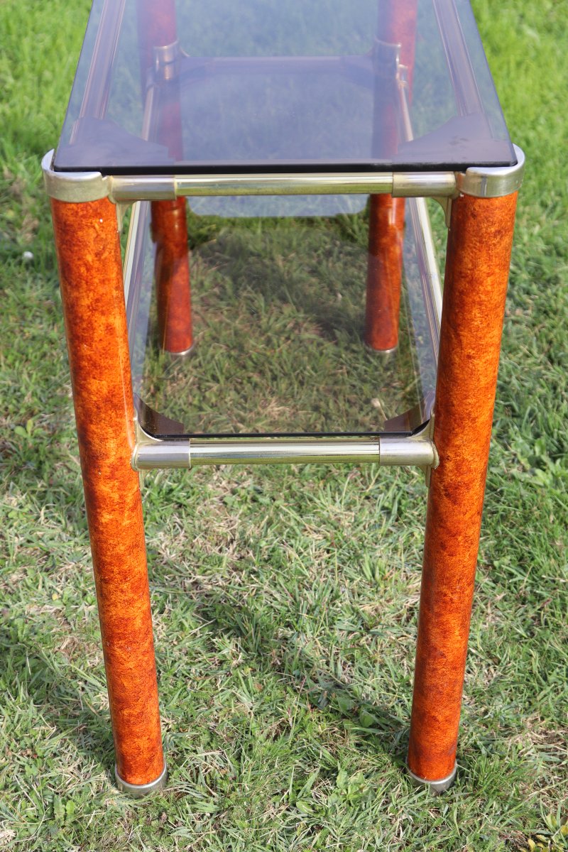 Two-shelf Console Table, Vet For, Italy, 20th Century-photo-3