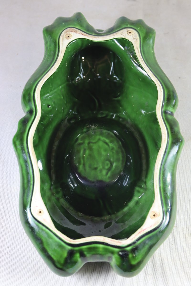 Large "l'héritier-guyot, Dijon" Ashtray Frog, 20th Century-photo-5