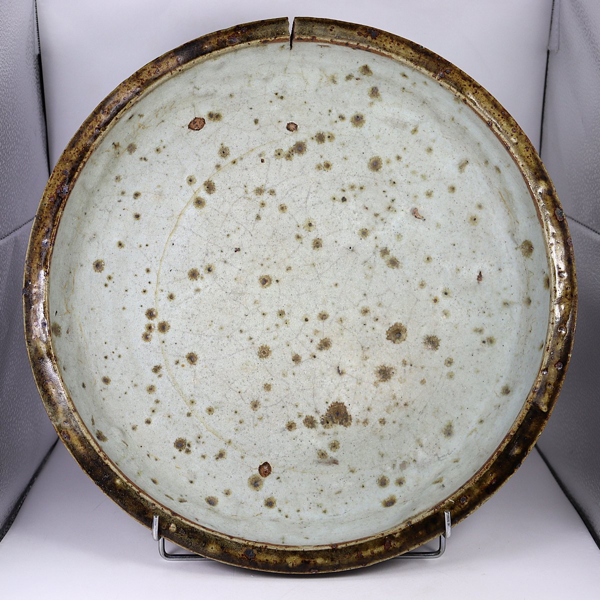 Jean And Jacqueline Lerat (1913–1992) (1920–2009) Large Glazed Stoneware Bowl, 1952-photo-2
