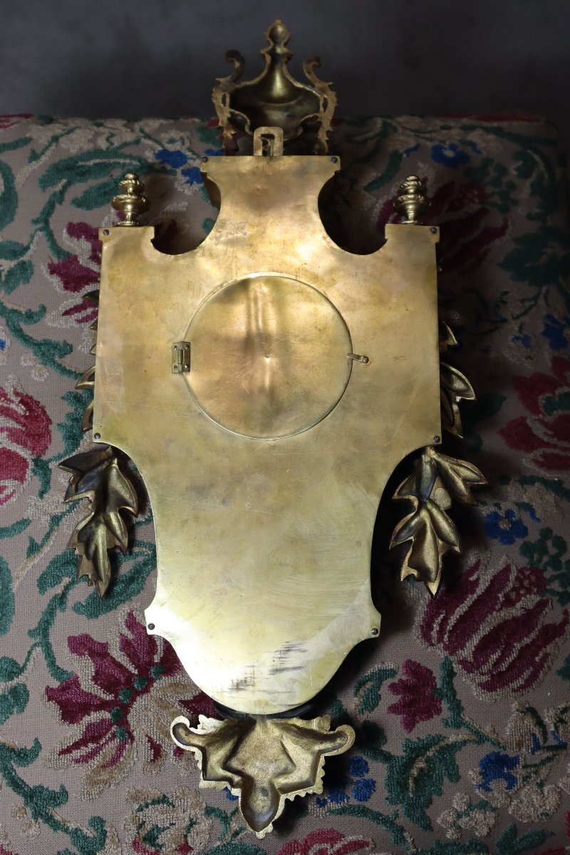 JAPY FRÈRES (XIXe), Cartel en bronze de style Louis XVI.-photo-6