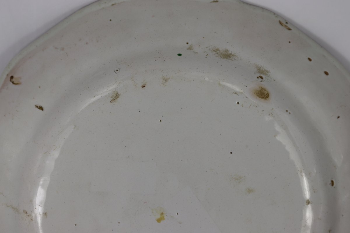 Deep Earthenware Bowl From Les Islettes, “rose Des Islettes,” Late 18th Century-photo-2