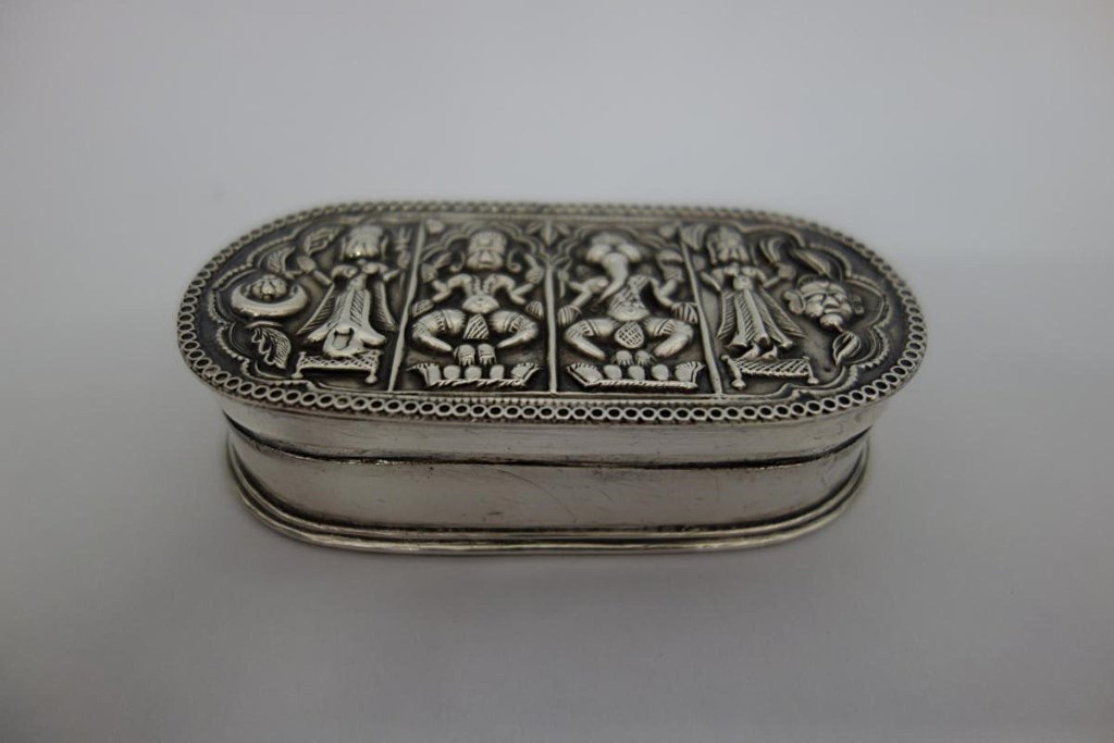 Silver Box, Foreign Work, Nineteenth Century-photo-2