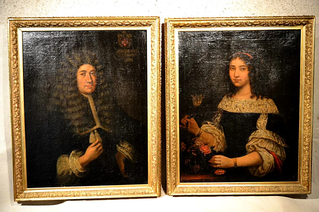 Pair Of Portraits, Ep. Louis XIV, Dated 1668
