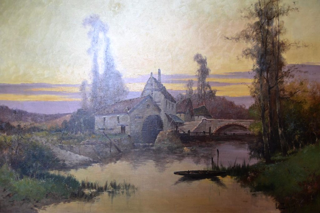 Eugène Gallien-laloue (1854-1941), Hst "le Moulin"-photo-2