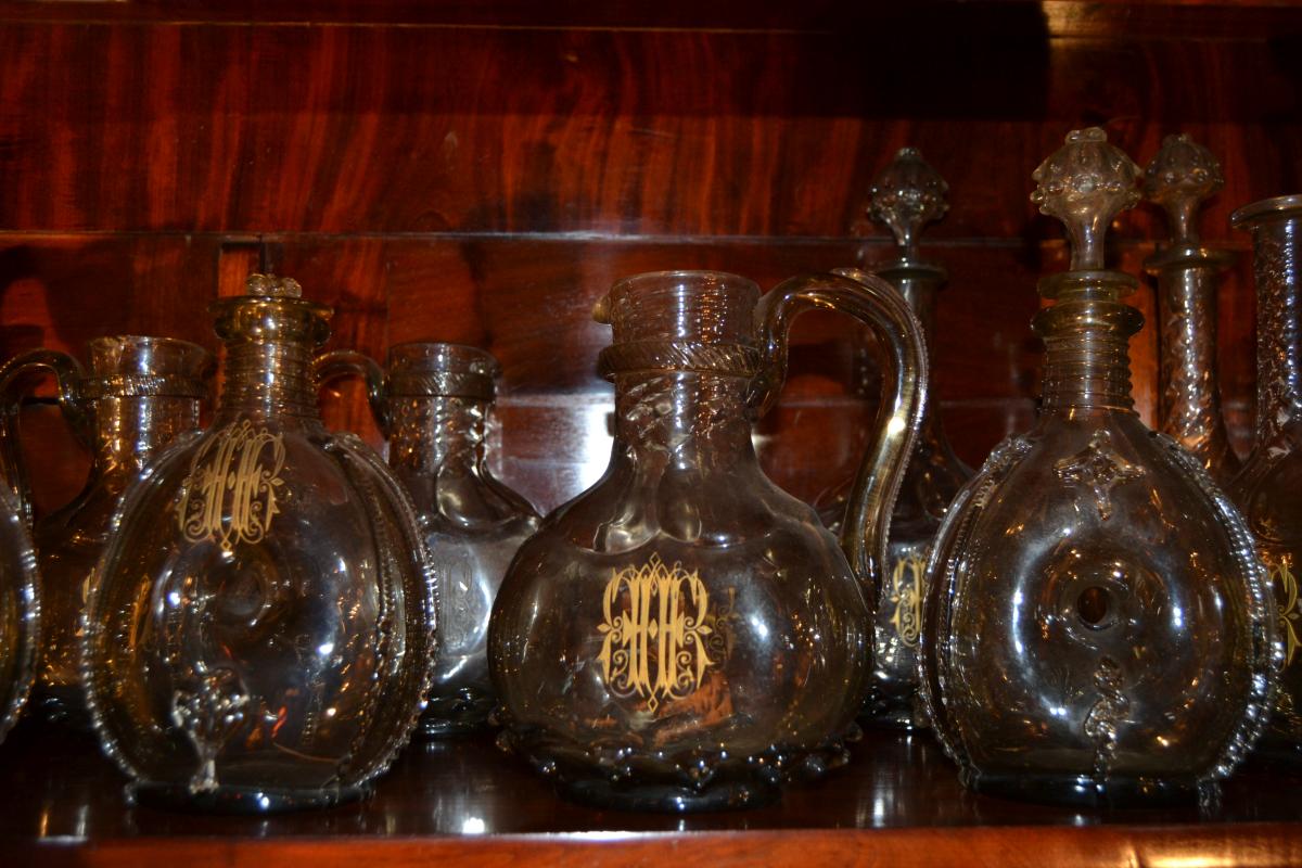 Important Service de verres (128p), Travail Allemand Du XIXe-photo-6