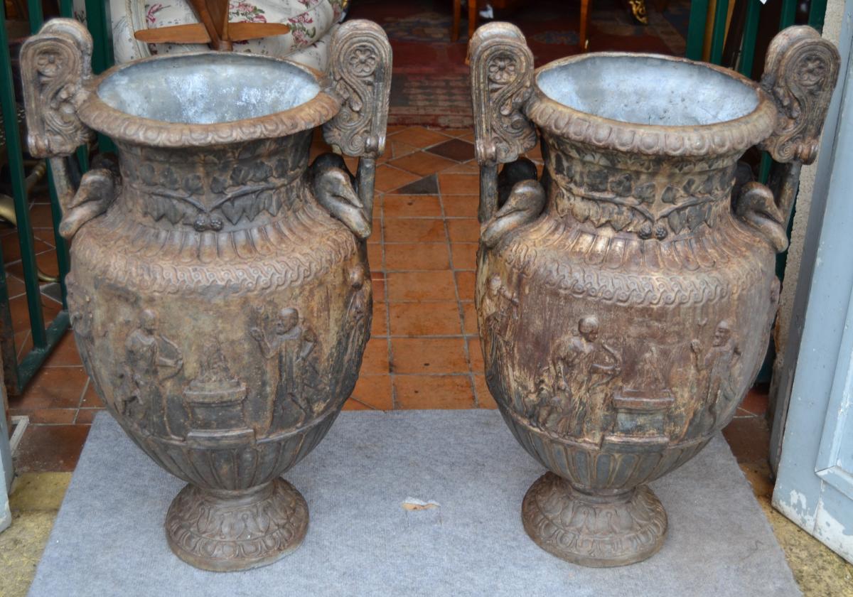 Paire De Vases -photo-4