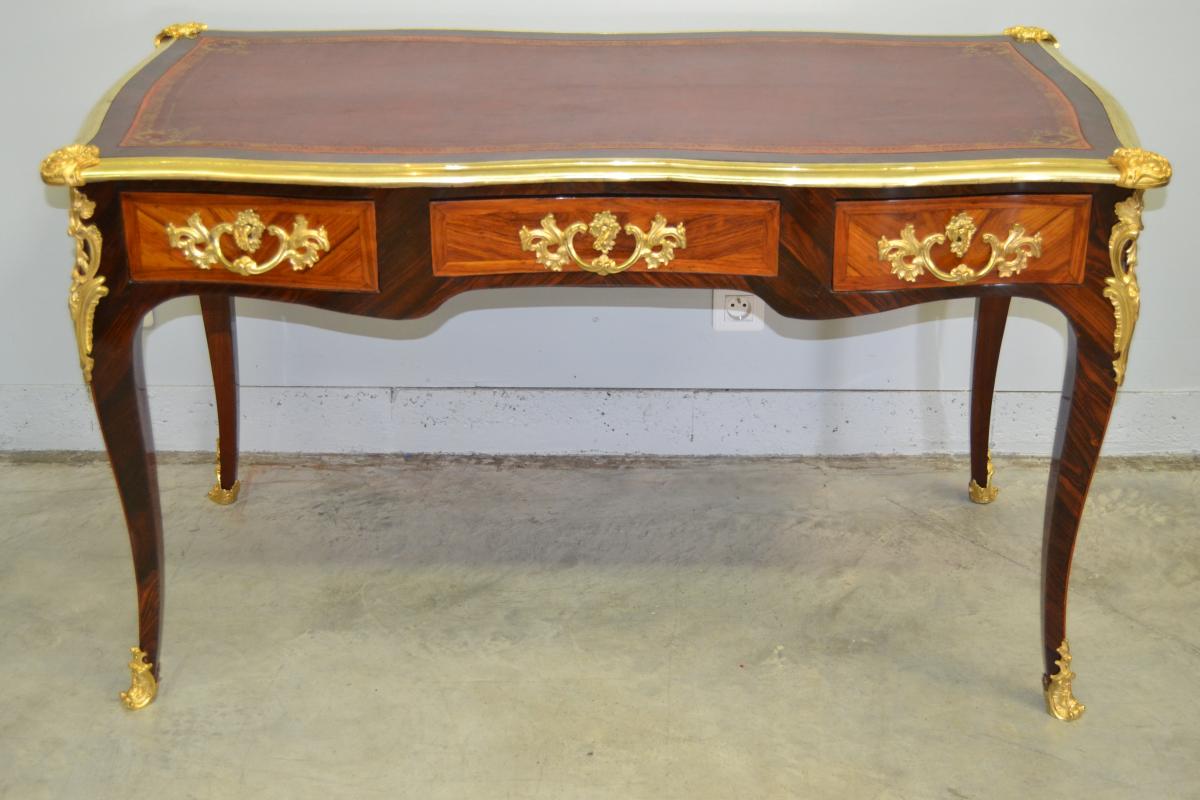 Bon Durand (estp), "bureau Plat", Louis XV Period, Eighteenth