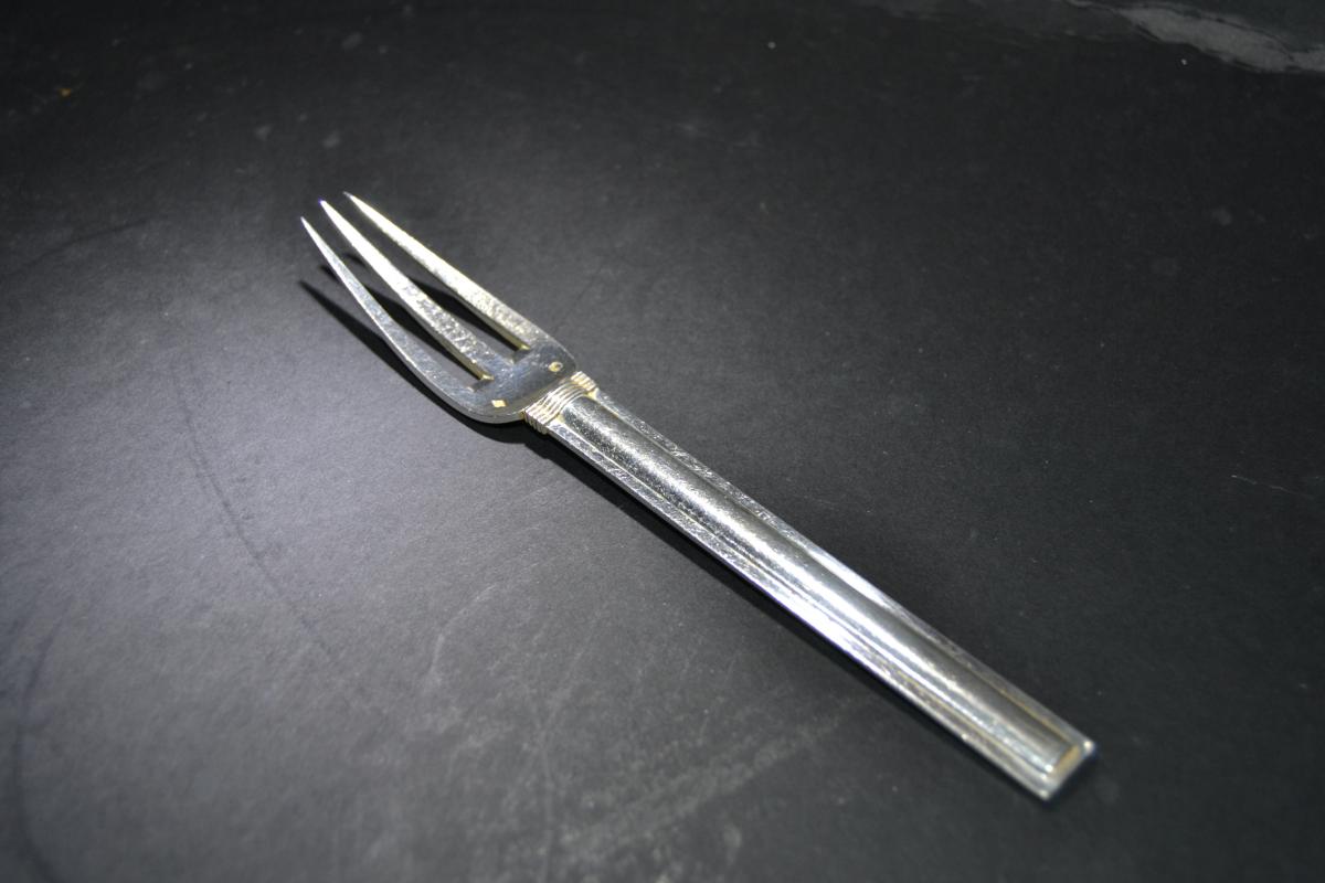 Jean E. Puiforcat, Cannes Model, Silver Cutlery, Circa 1928-photo-2