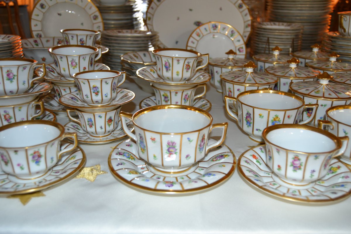 Royal Copenhagen, 225 Piece Table Service "henriette Model", 20th C.-photo-3