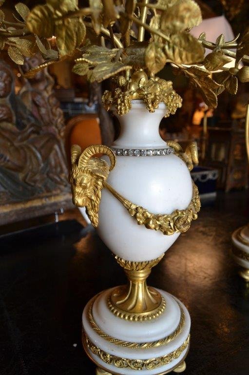 Sormani, Garniture De Cheminée Nap III,  XIXe-photo-4