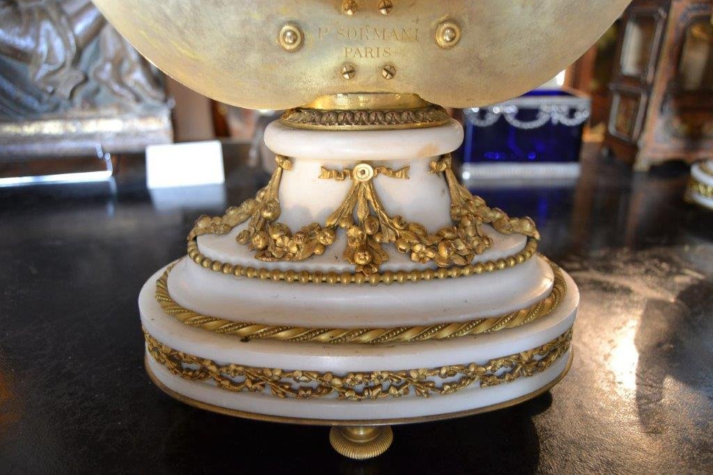 Sormani, Garniture De Cheminée Nap III,  XIXe-photo-4