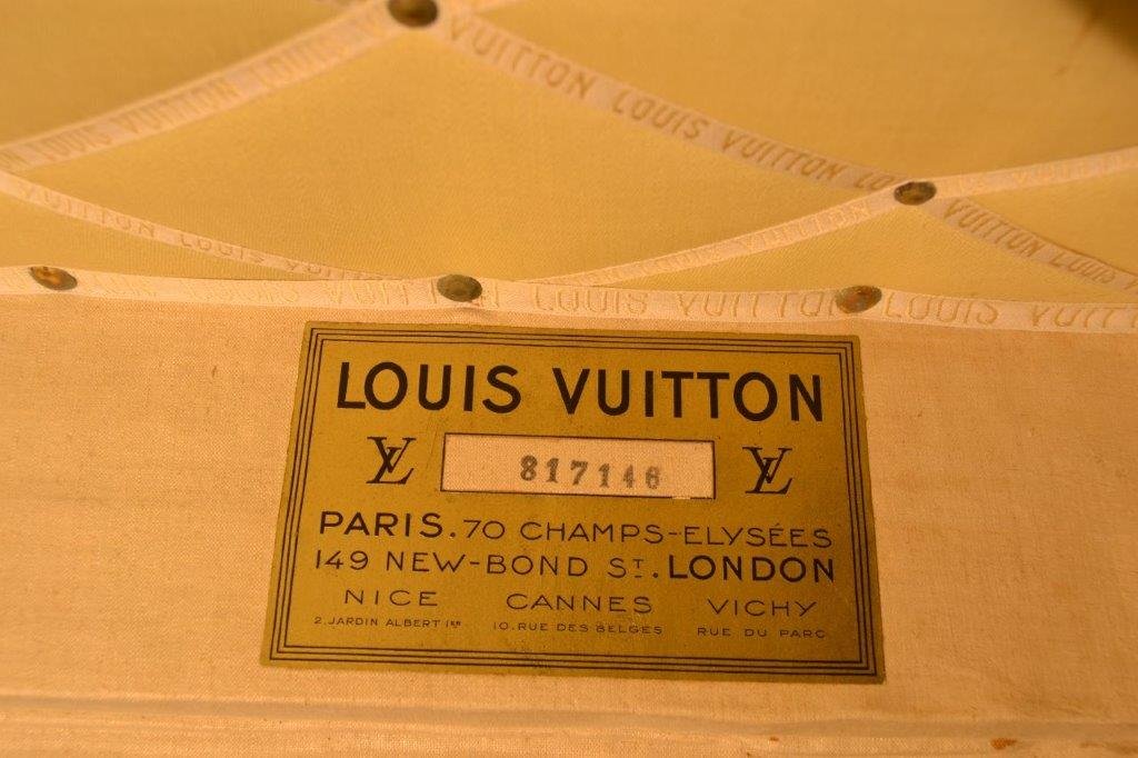 Louis Vuitton, Malle Courrier Basse Pour Dame, Vers 1920-photo-4