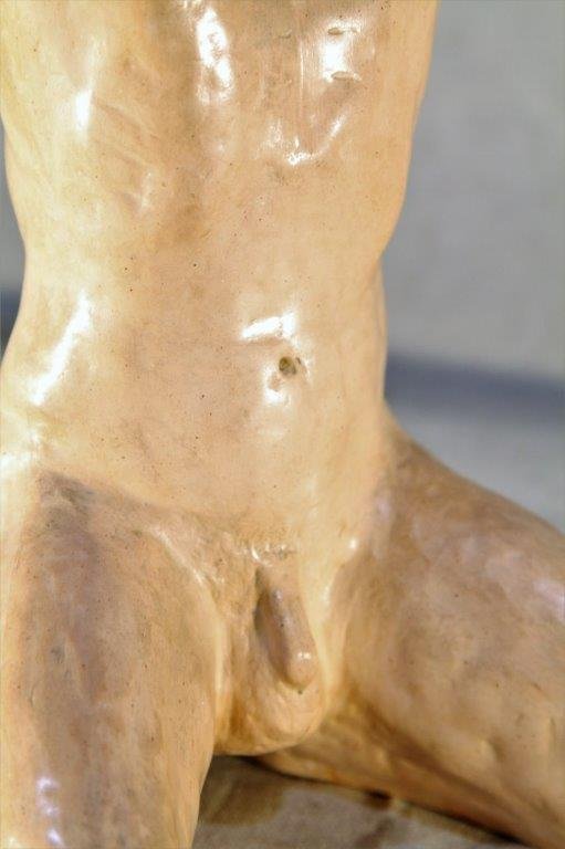 Rp (xxe), Terracotta Sculpture Naked Man.-photo-4