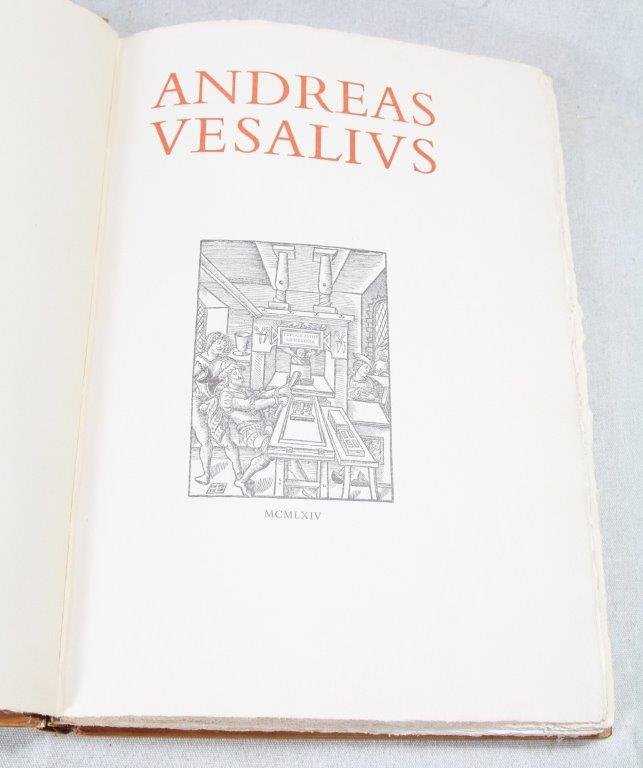 Andreas Vesalius , "Imperatoris medici, humani corporis", Edition limité, 1964-photo-1