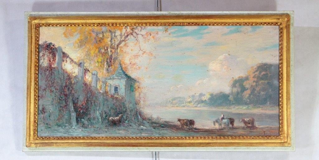 Henry Foreau (1866-1938), Series Of 3 Hst Paintings, Nineteenth-photo-3