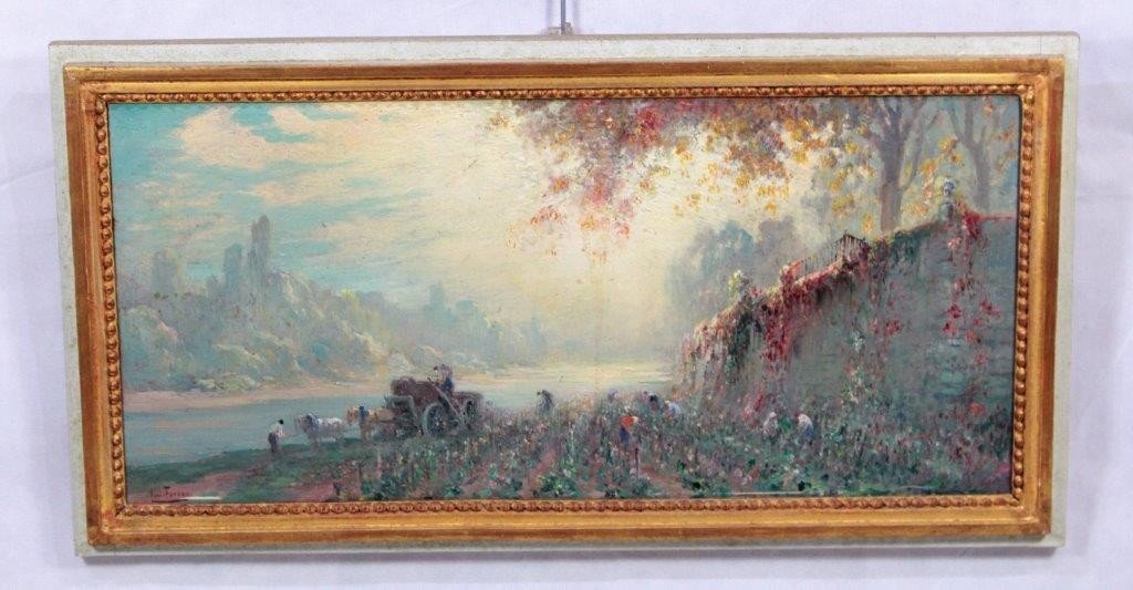 Henry Foreau (1866-1938), Series Of 3 Hst Paintings, Nineteenth-photo-4
