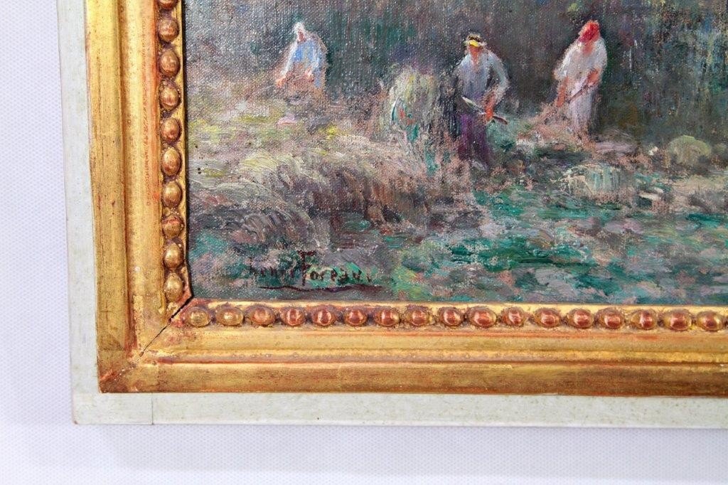 Henry Foreau (1866-1938), Series Of 3 Hst Paintings, Nineteenth-photo-1