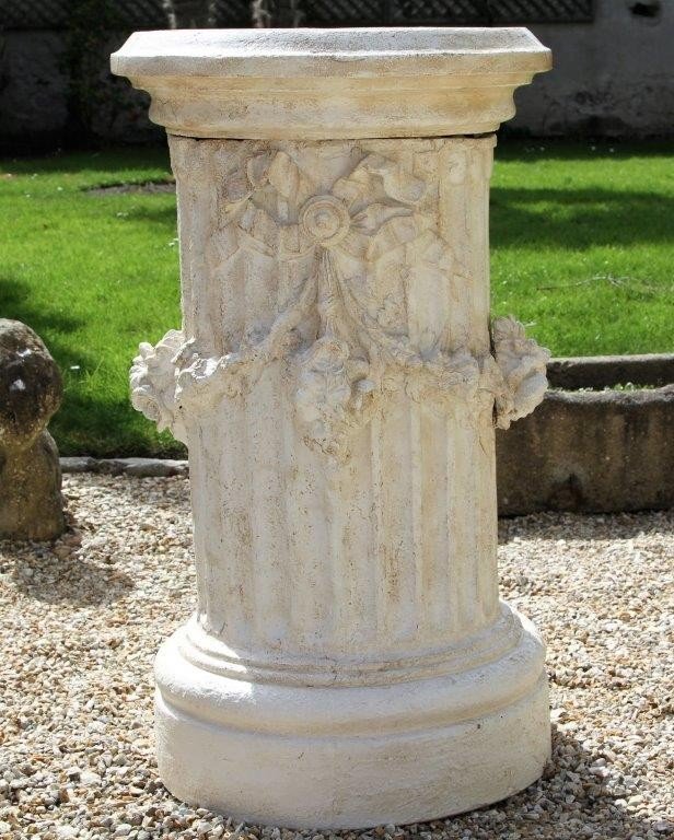 Gossin Frères In Paris, Pair Of Terracotta Columns, Circa 1880-photo-1