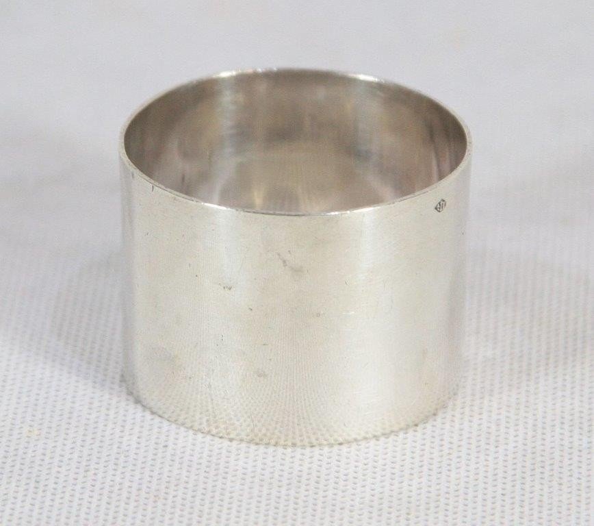 Armand Frenais (1877-1927), Sterling Silver Napkin Ring.-photo-2