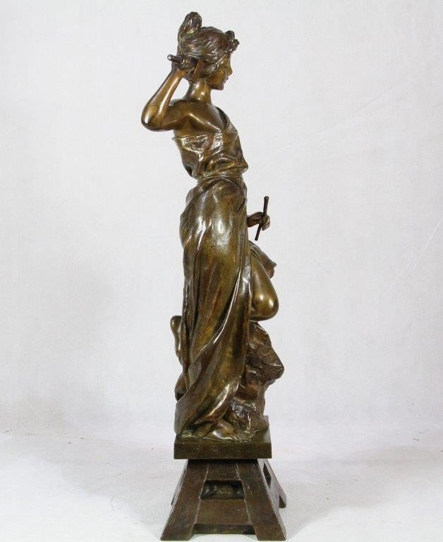 E. Villanis (1858-1914), Bronze -photo-3