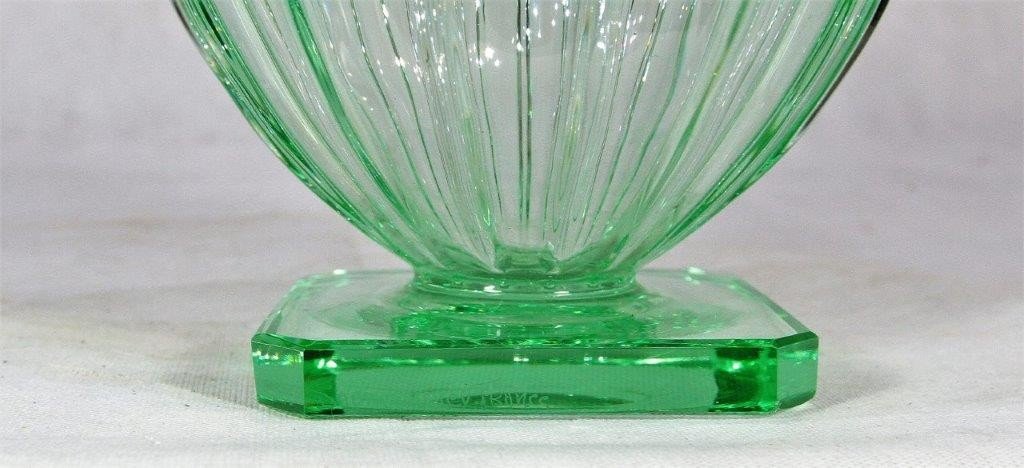 Daum Nancy France, Vase En épais Cristal, 1930/1940-photo-1