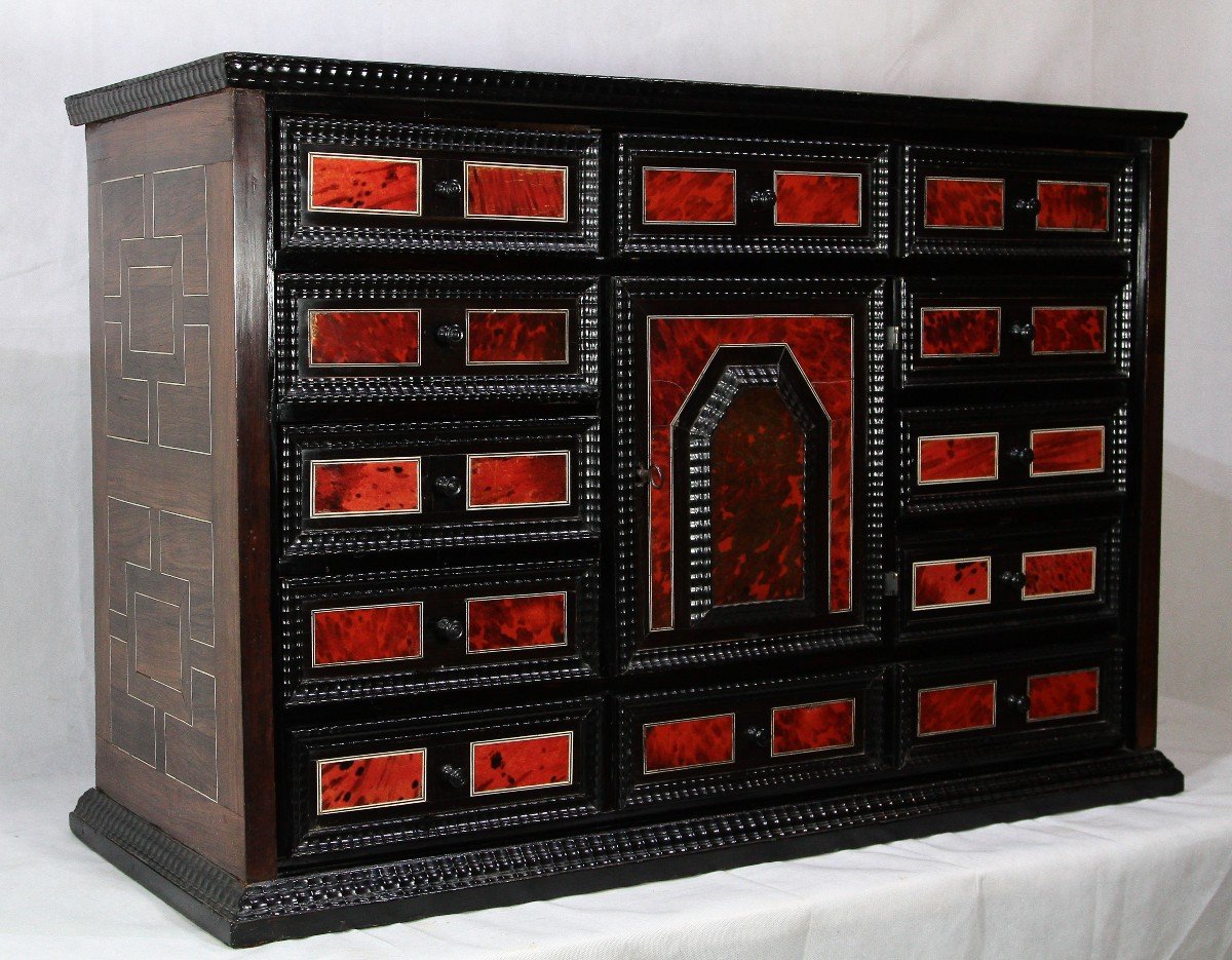 Cabinet Anversois, époque XVIIe Siècle.-photo-4