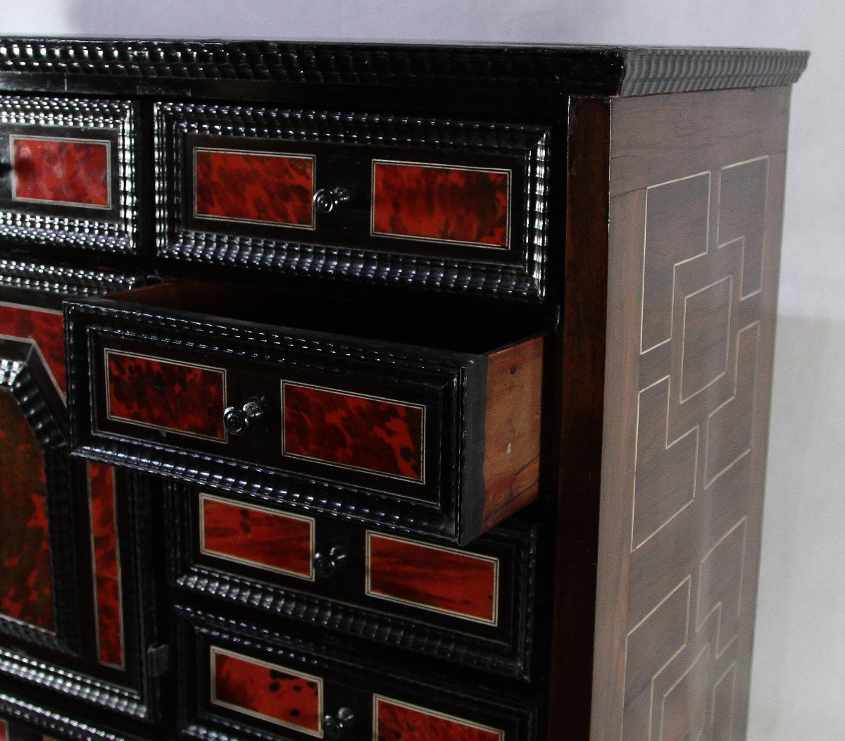 Cabinet Anversois, époque XVIIe Siècle.-photo-5