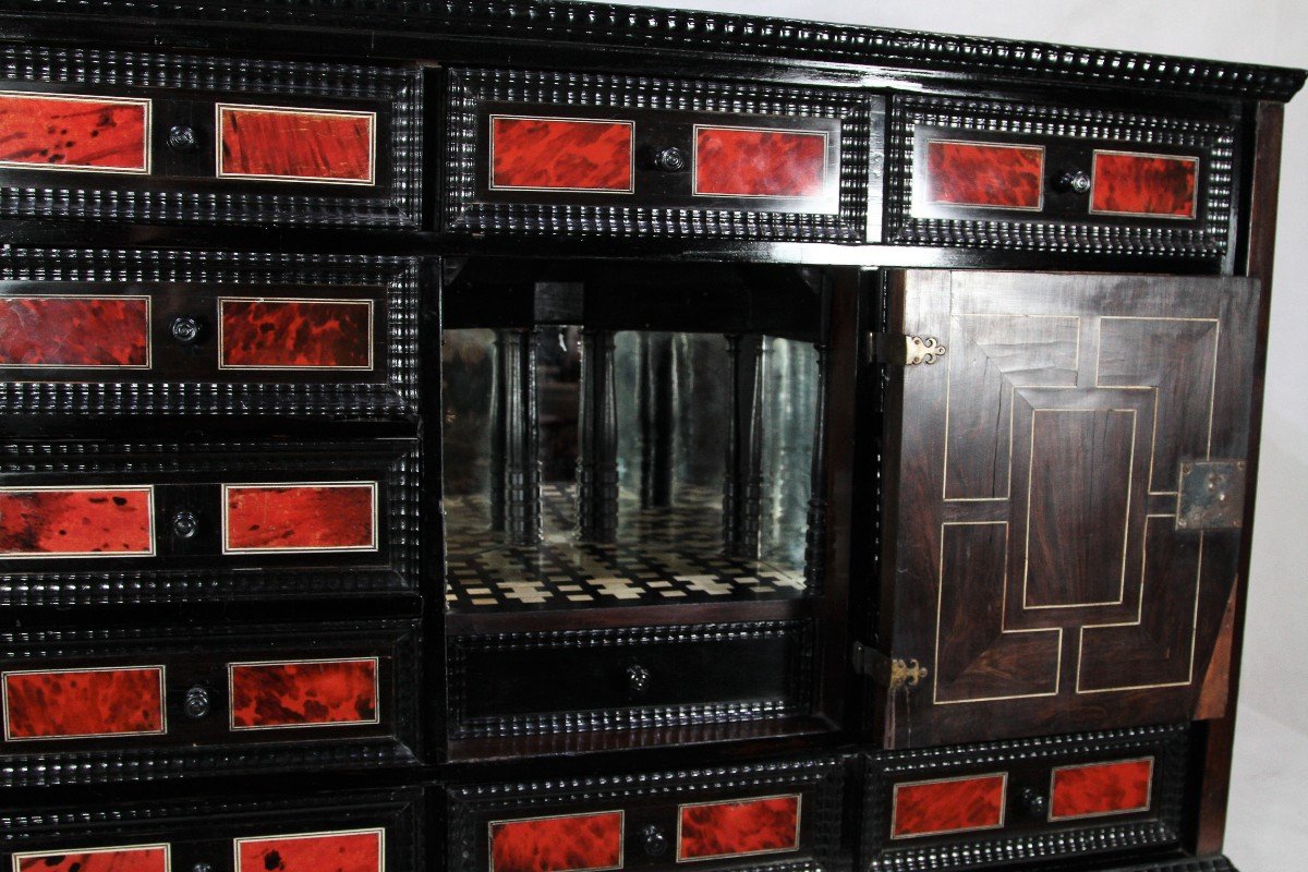 Cabinet Anversois, époque XVIIe Siècle.-photo-8