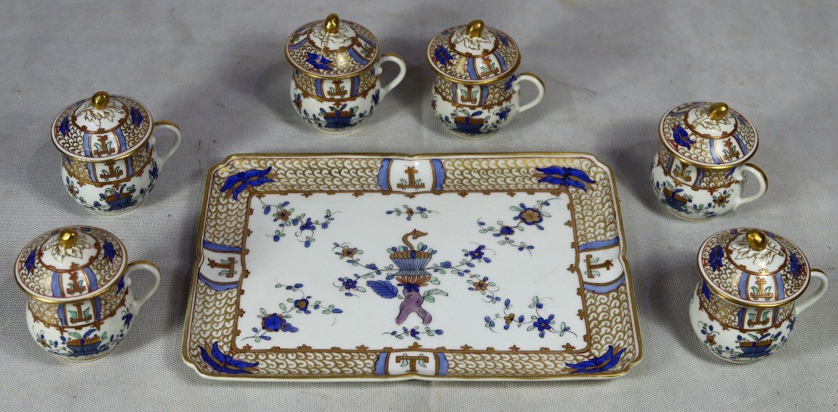 Sanson Nineteenth, Porcelain Cream Service.-photo-3