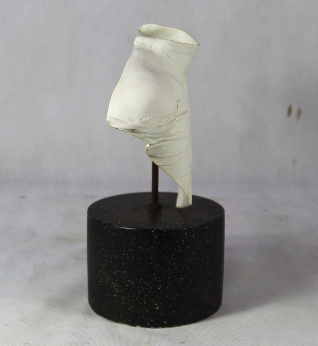 Yves-marie Dumortier (1952), Draped Bust Sculpture, XXth-photo-1