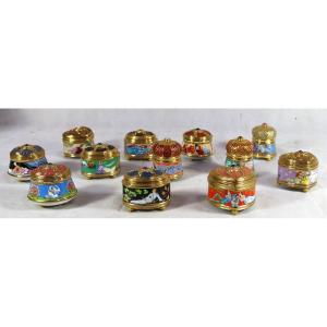 Maison Faberge & Tfm, Collection Of 12 Imperial Music Boxes.