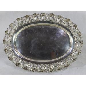 Howard & Co, Oval Dish In Sterling Silver, Nineteenth