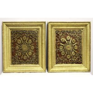 Pair Of Paperolles Reliquary - Eighteenth Time