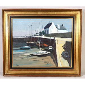 Guillain Edmond (né En 1931), Hst " Port Halingen, Quiberon ", XXe