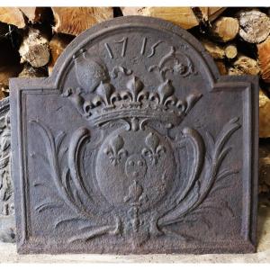 Fireplace Plate With Arms Of France, 18th Century
