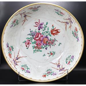 Porcelaine De Paris, Grand Saladier " Extrême Orient ", XXe
