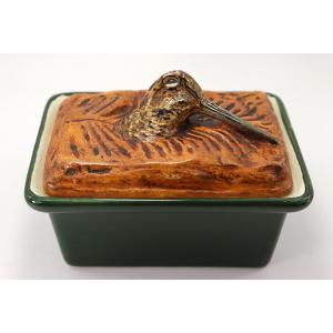 Pillivuyt. Porcelain Woodcock Terrine, 20th Century