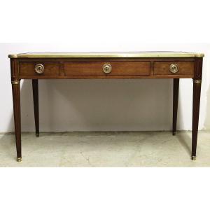 Pierre-françois Guignard (1740-1794), Louis XVI Bureau Plat, Stamped, 18th Century