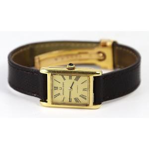 Ladies' Automatic Watch In 18k Gold "universal Genève", 20th Century