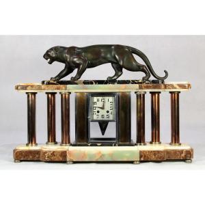 A. Soleau (xix-xx), Important Art Deco Clock 