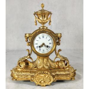 Gilt Bronze Clock 