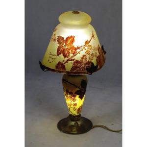 Daum Nancy, Lampe Champignon, XXe