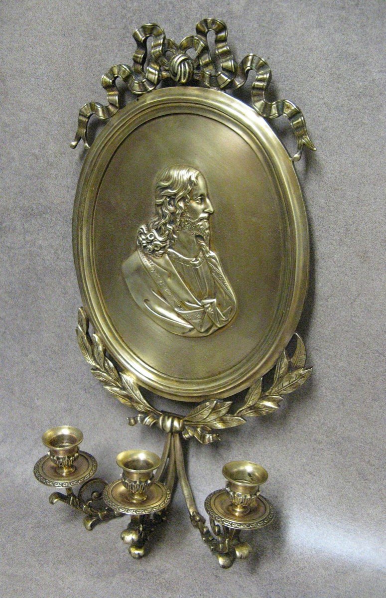 Applique Réflecteur Epoque XIXe Siècle.-photo-1