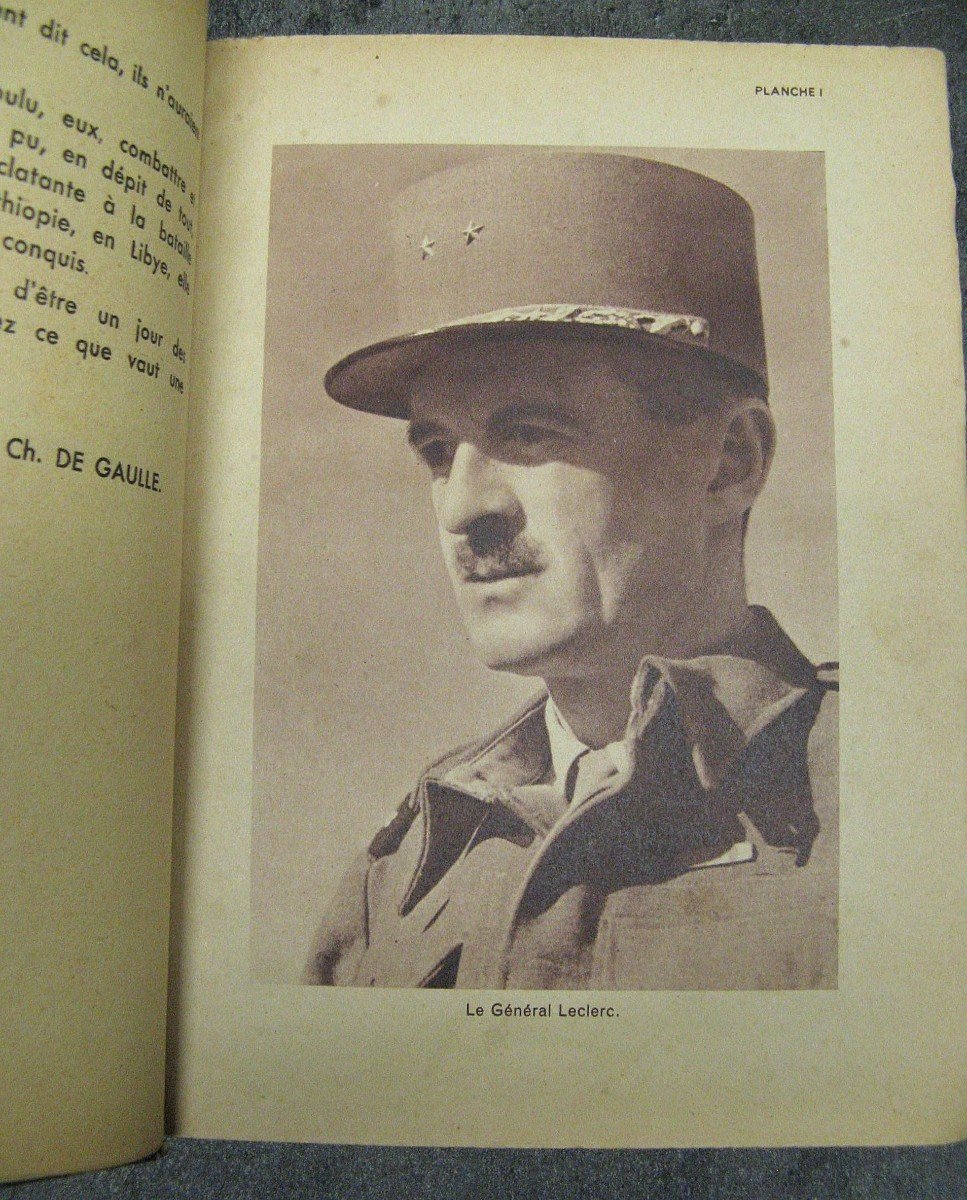 Livre Dédicacé Du Général Ingold à l'Attention Du Général Leclerc.-photo-1