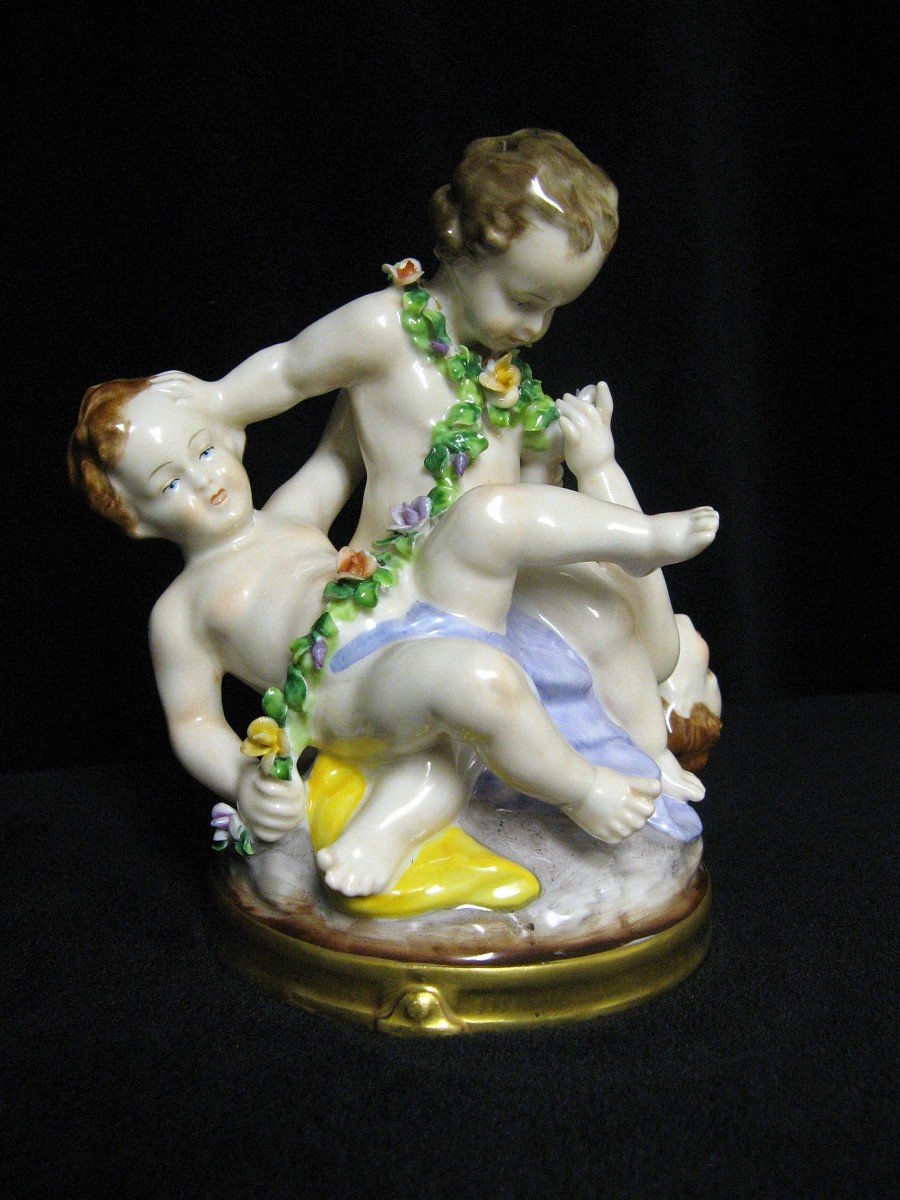 Putti, Capodimonte Porcelain, Italy XIX