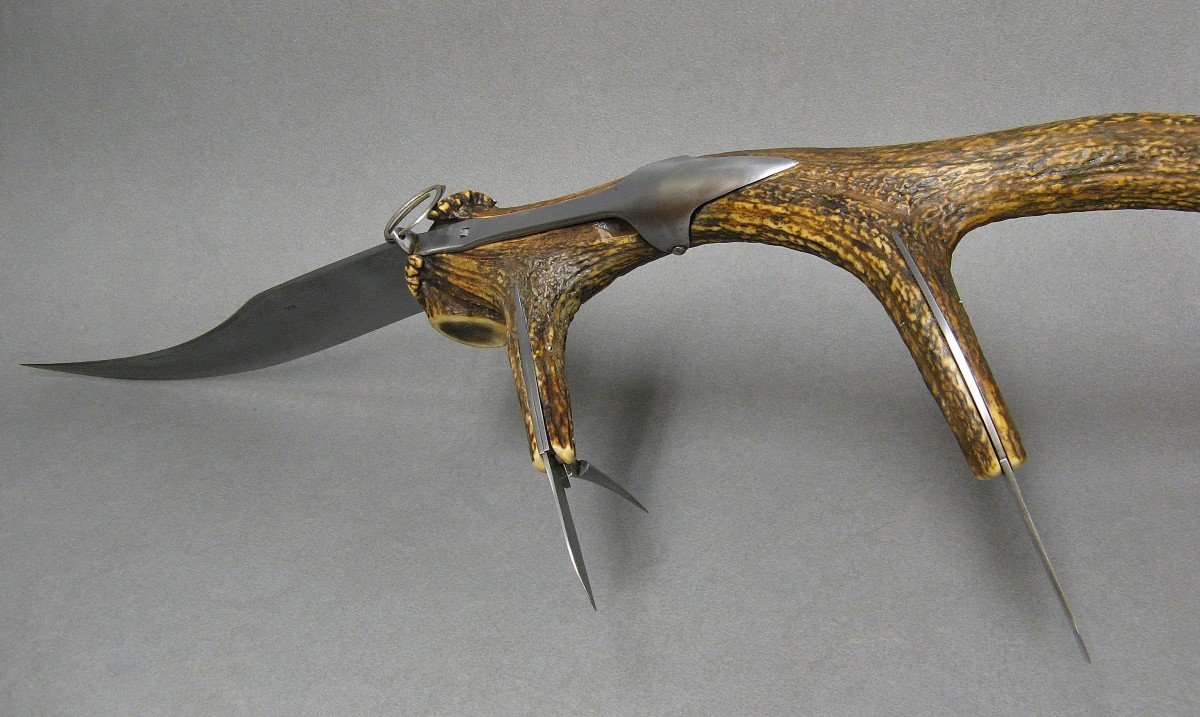 Couteau d'Exposition Du Coutelier Periquiot Poitiers. Rare-photo-4