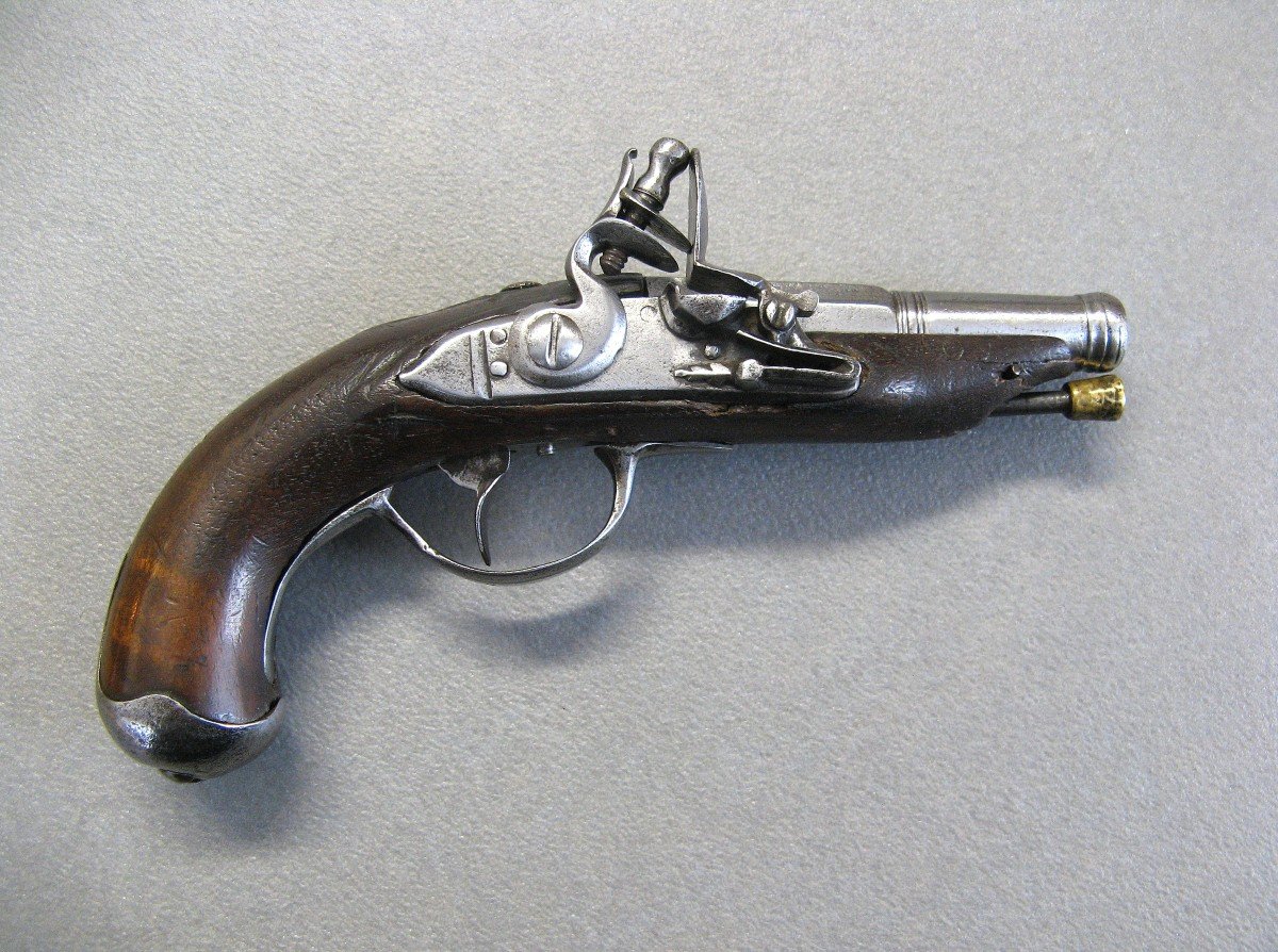 Pistolet De Carrosse à silex du XVIIIème Siècle.