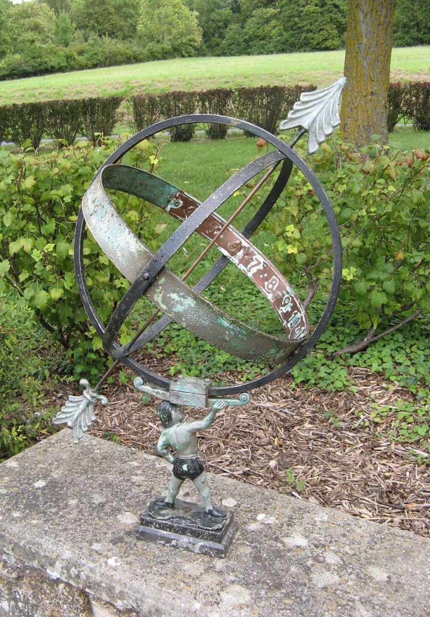 Armillary Garden Sundial.-photo-3