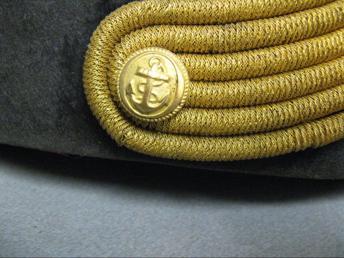 Bicorne d'Officier Supérieur De La Marine III République.-photo-3