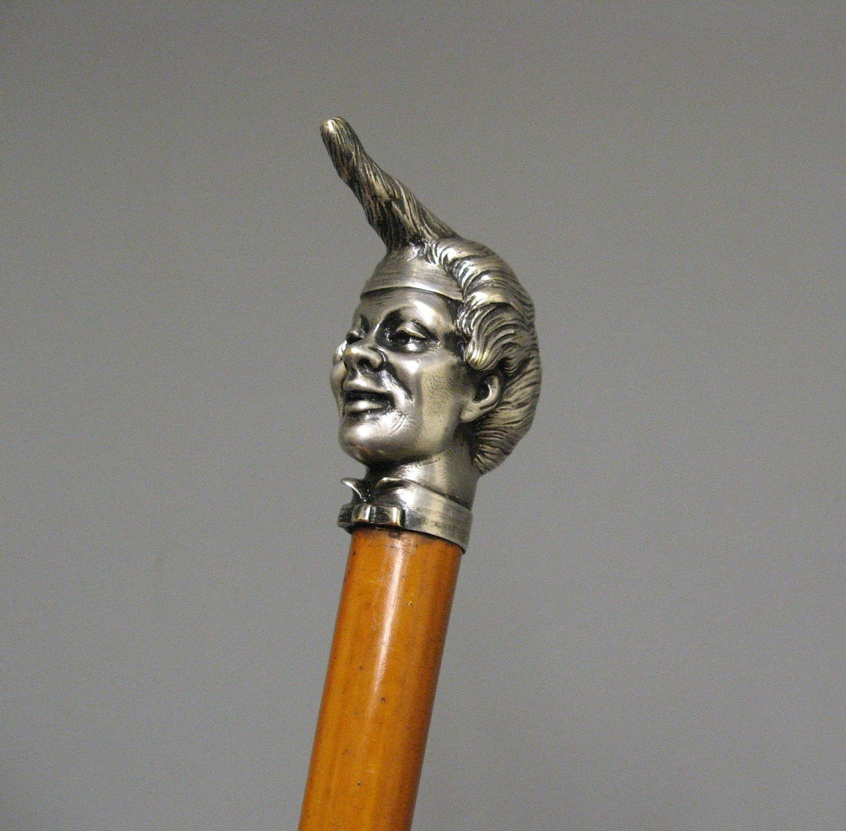 19th Century Defense Cane. Brain Teaser.-photo-2